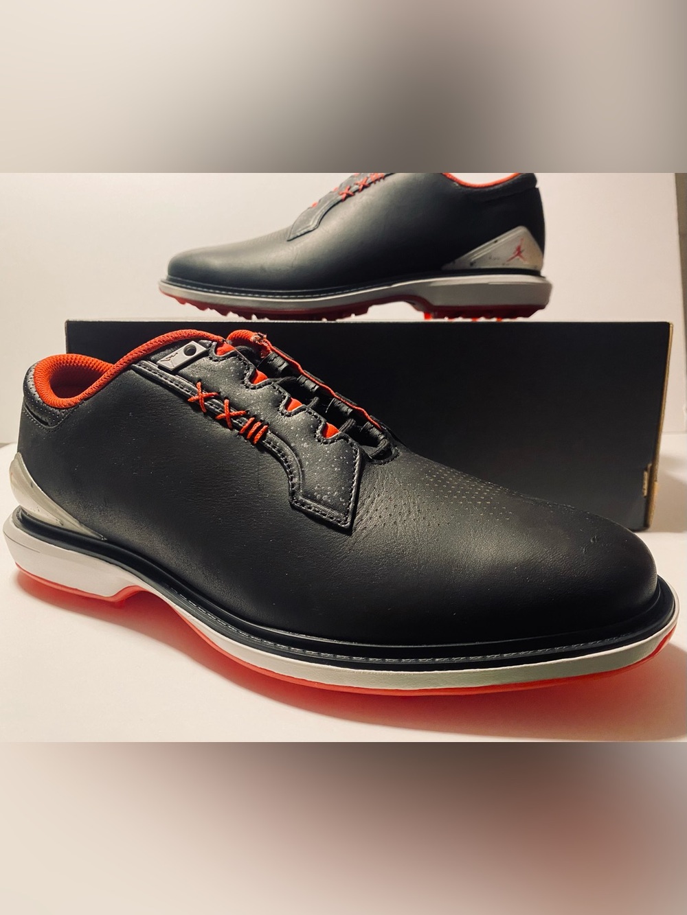 Nike Air Jordan ADG 5 Golf Shoes Black Red FQ7874-001 Men’s Size 12 Wide NEW